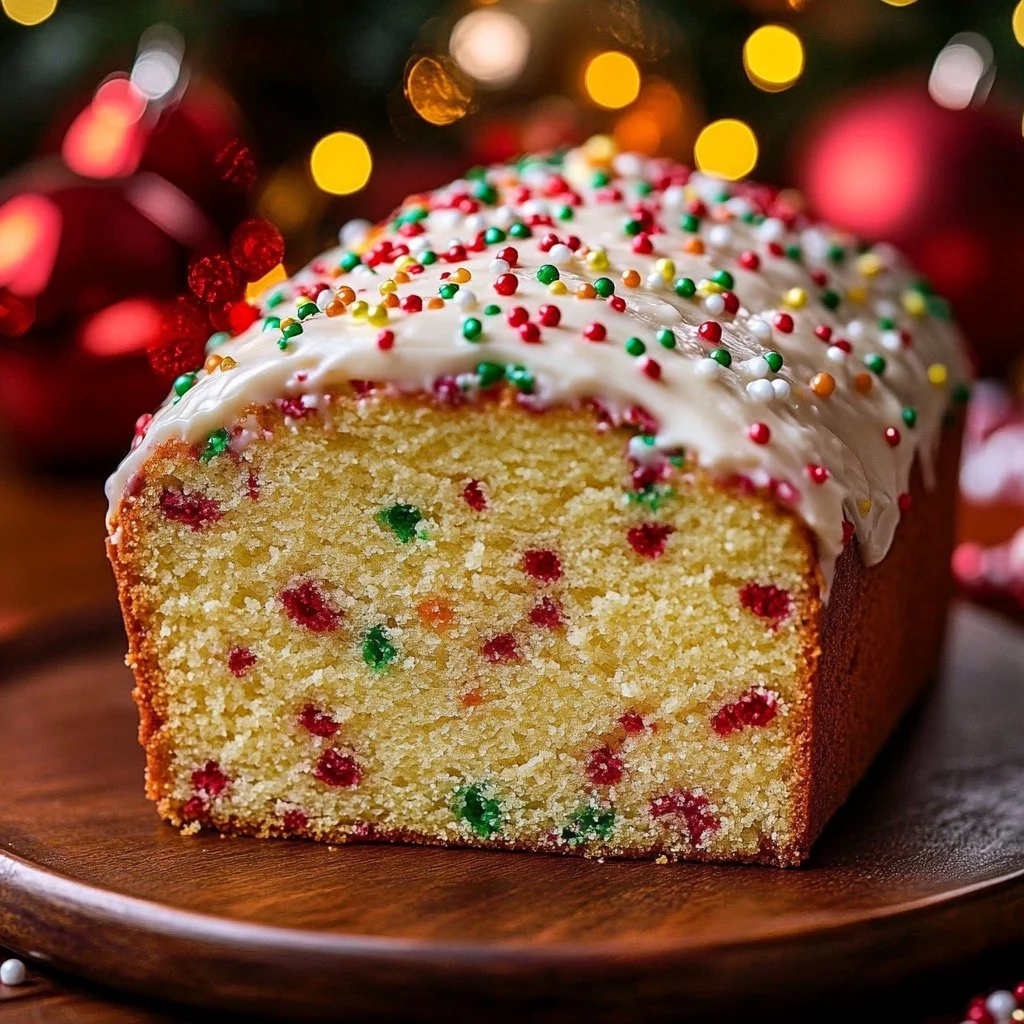Festive Christmas Sprinkle Buttermilk Bread