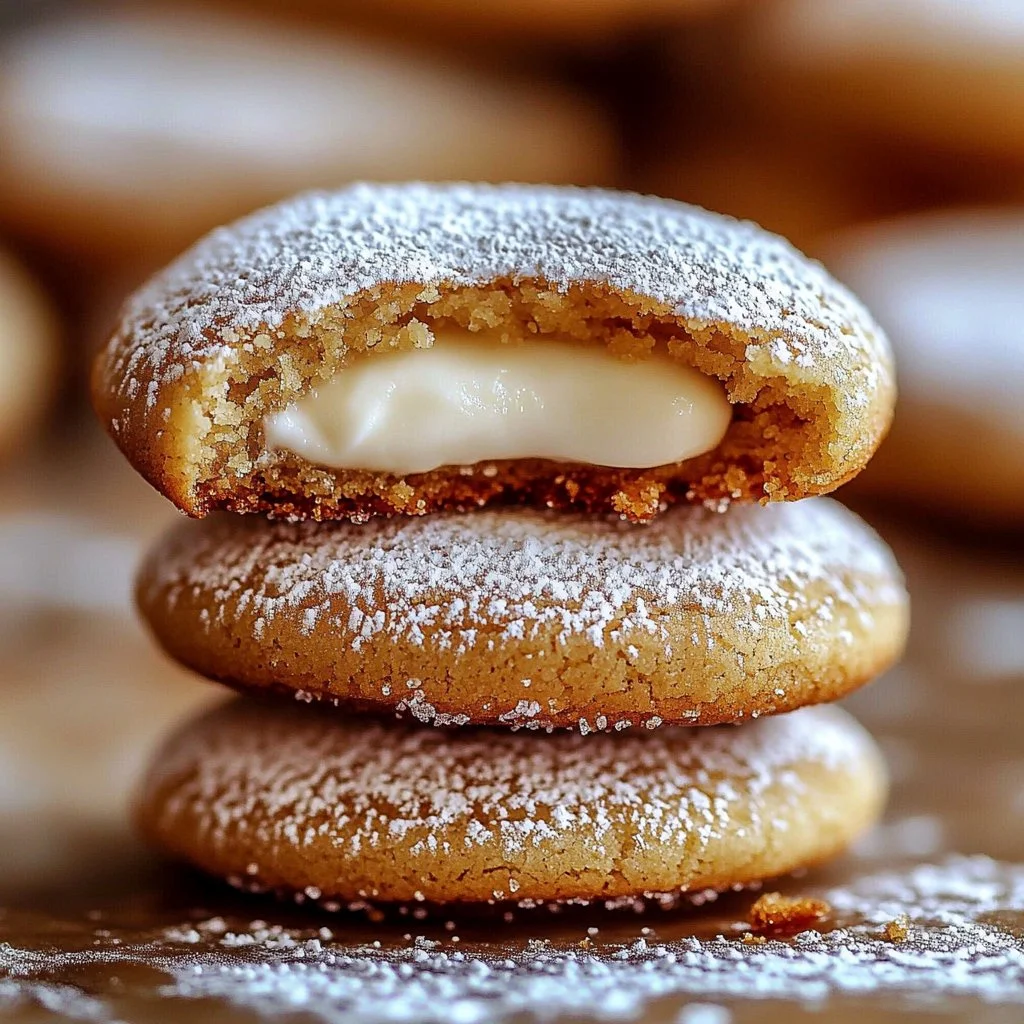 Gingerbread Cheesecake Cookies