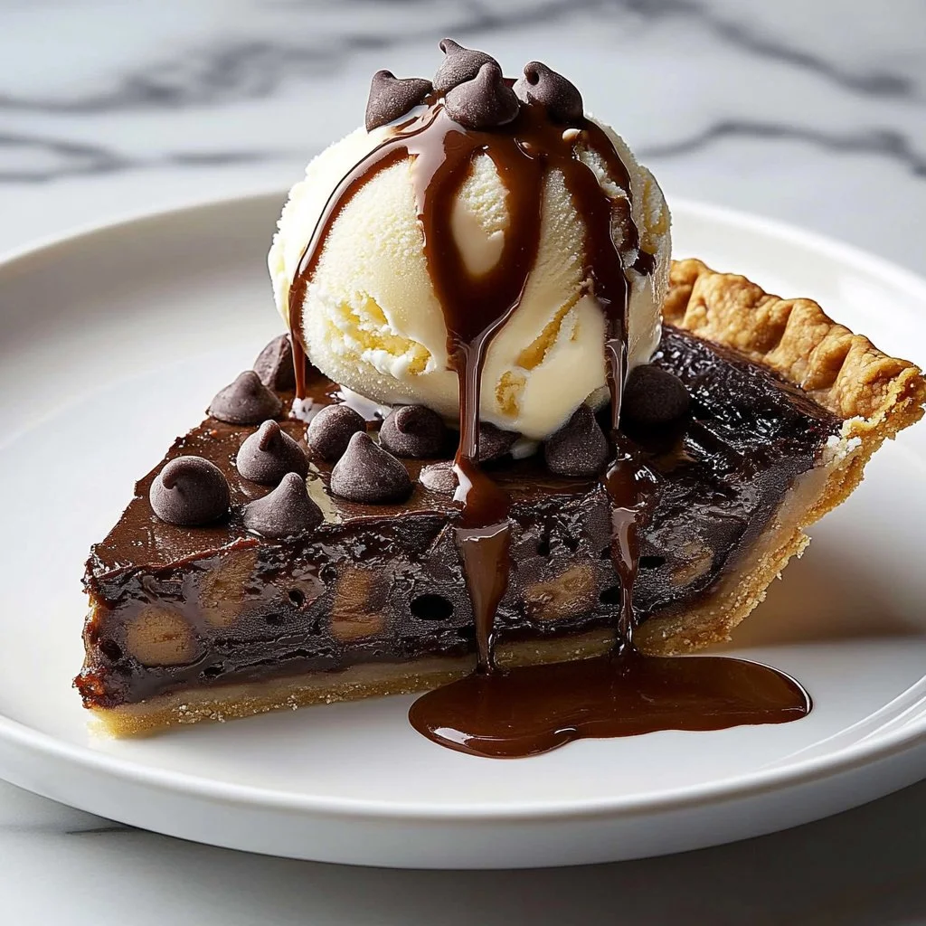 Gooey Chocolate Chip Pie