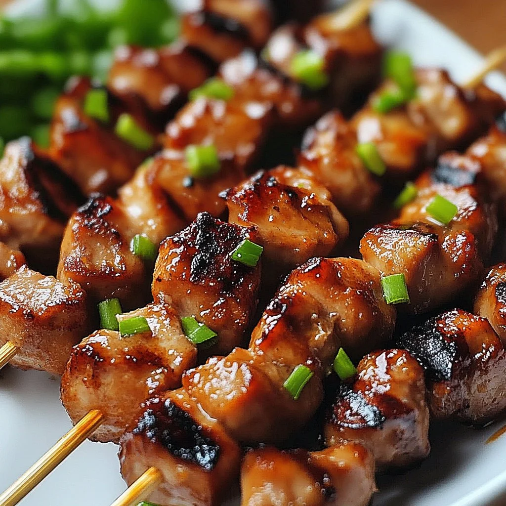 Grilled Thai Chicken Skewers