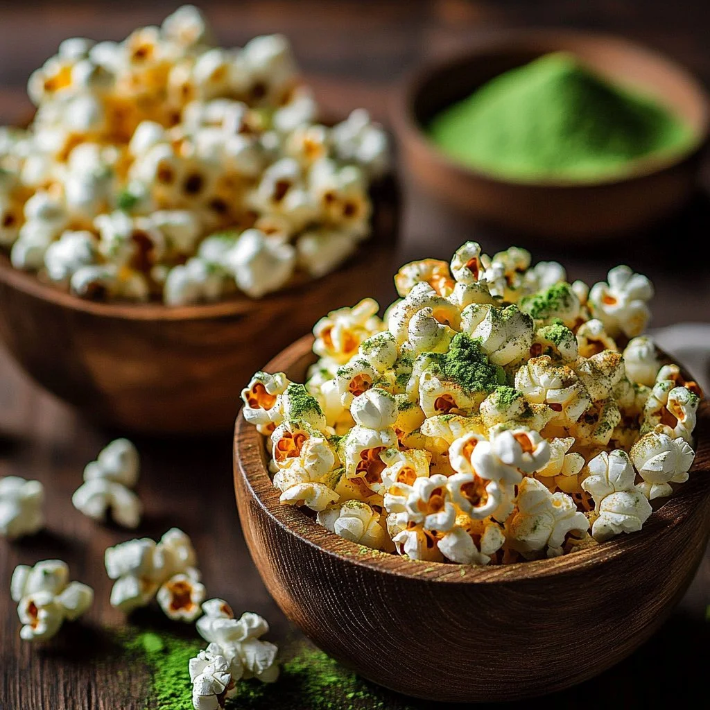 Grinch-inspired Popcorn Snack