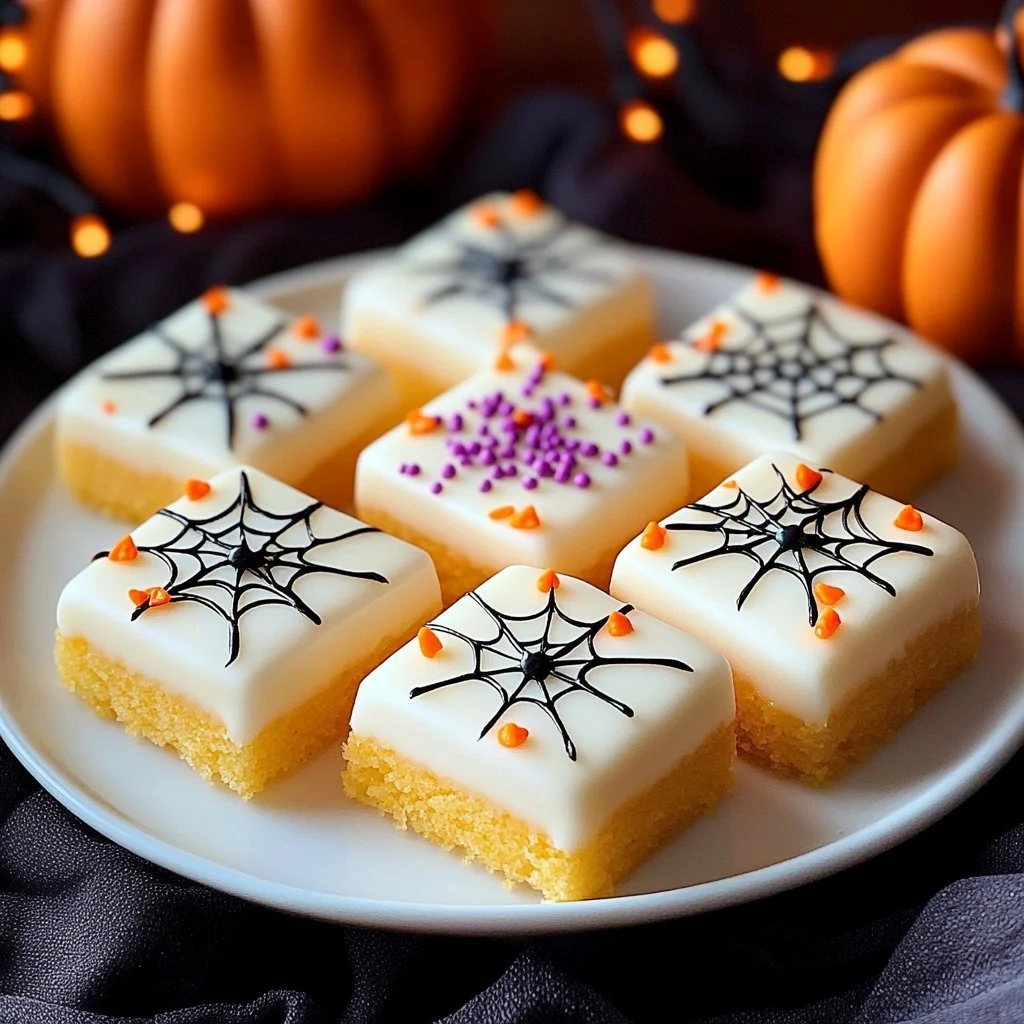 Halloween Sugar Cookie Bars
