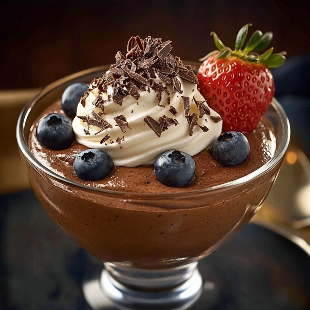 High Protein Chocolate Chia Pudding