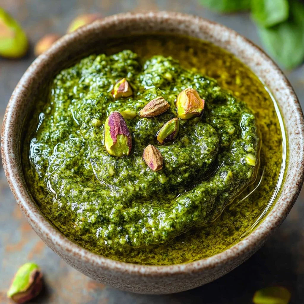 Homemade Sweet Pistachio Spread