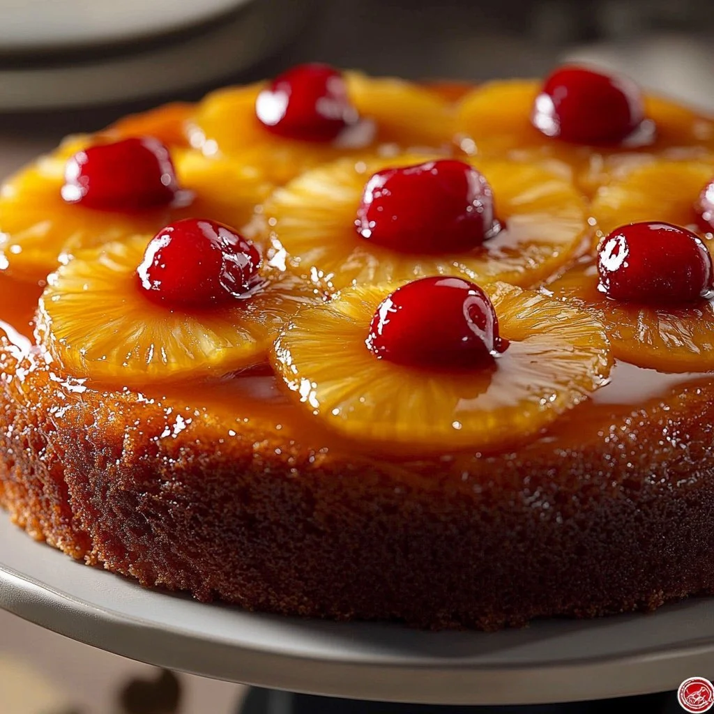 Juicy Pineapple Upside-Down Cake