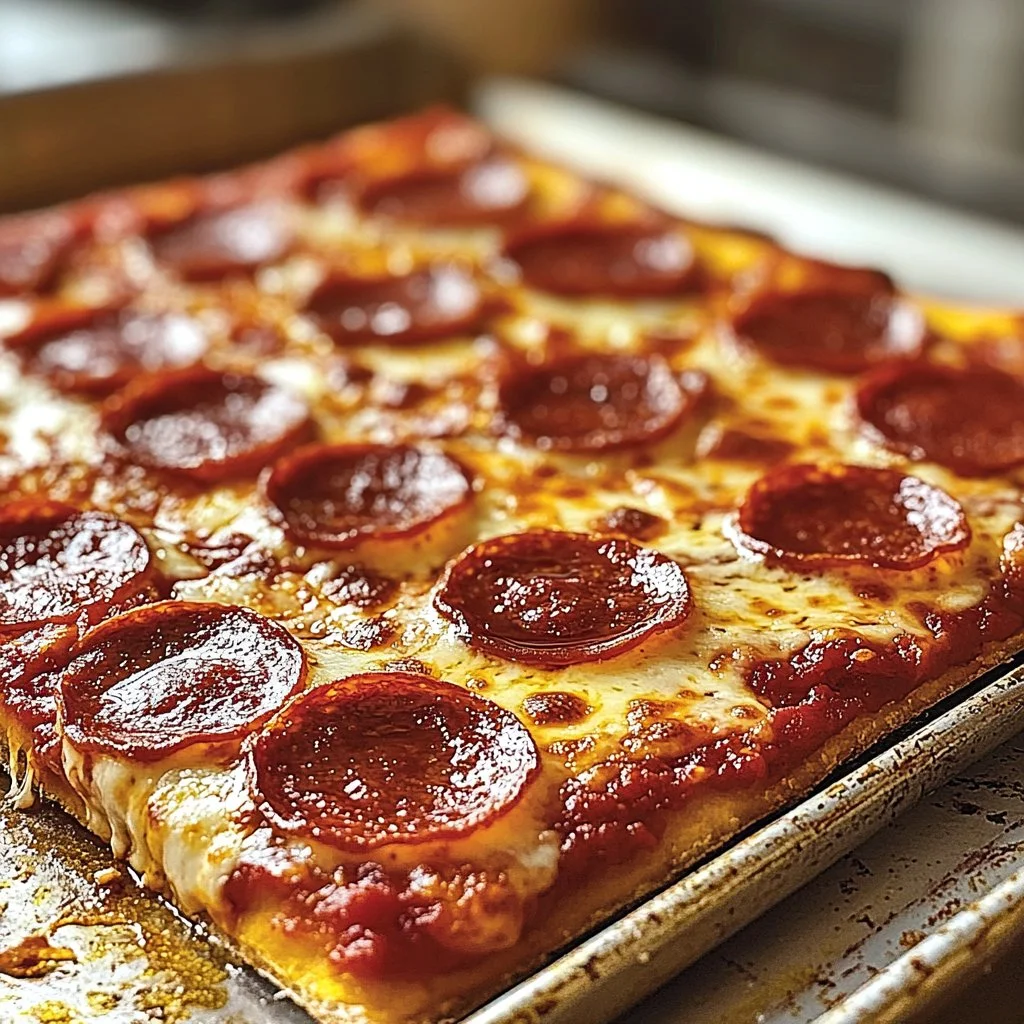 Lunch Lady Sheet Pan Pizza