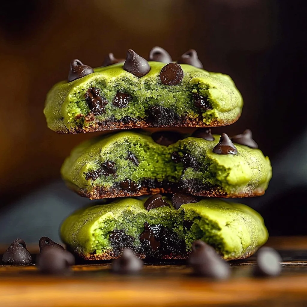 Pistachio Cream Chocolate Cookies