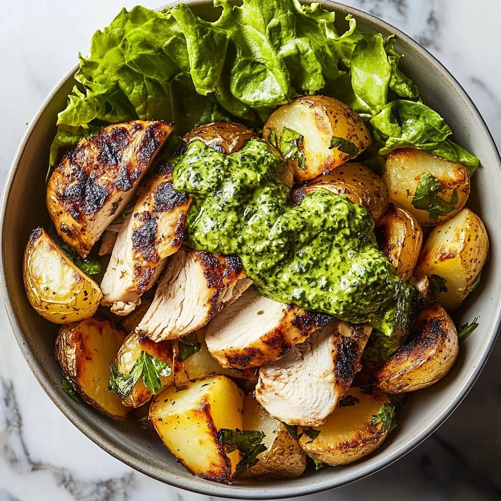 Skinny Chicken and Avocado Caesar Salad