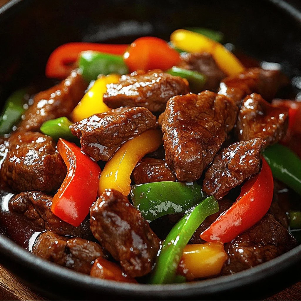 Slow Cooker Pepper Steak