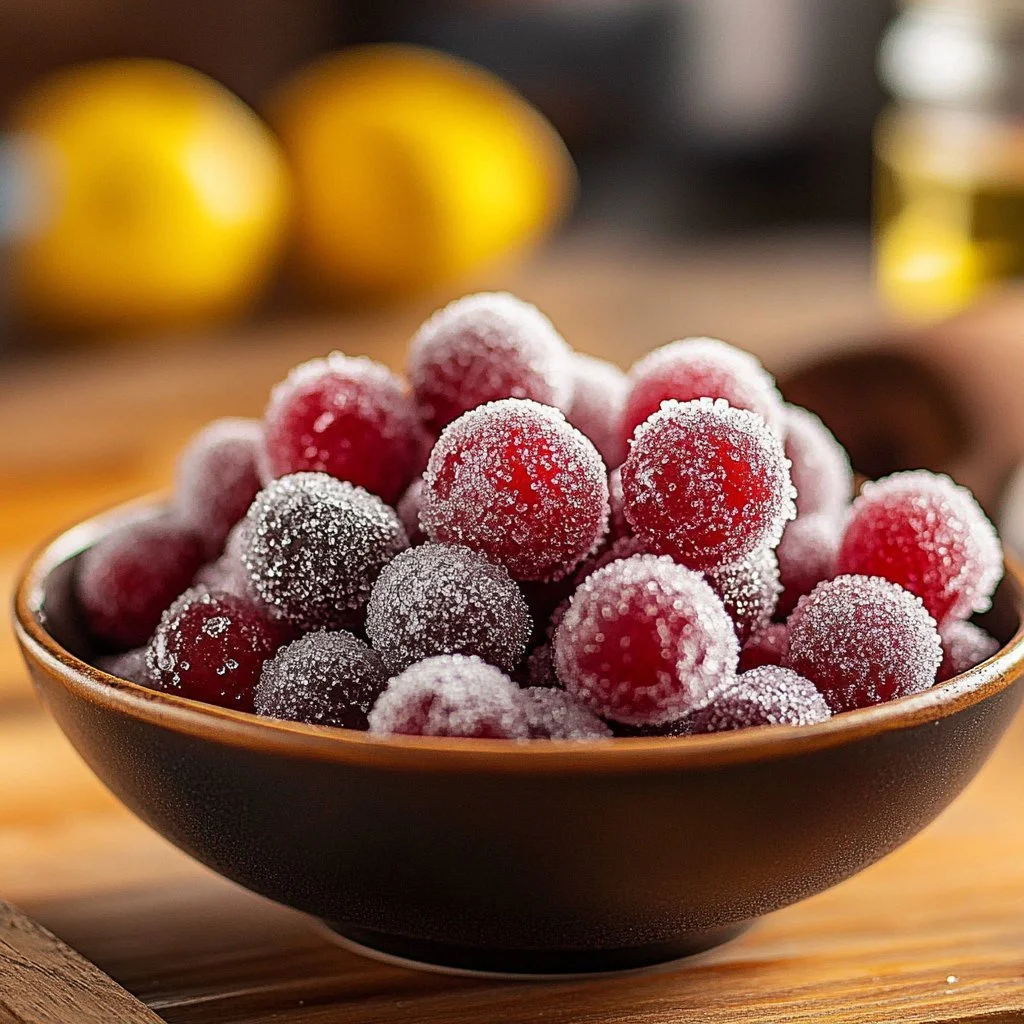 Sparkling Sugared Cranberries