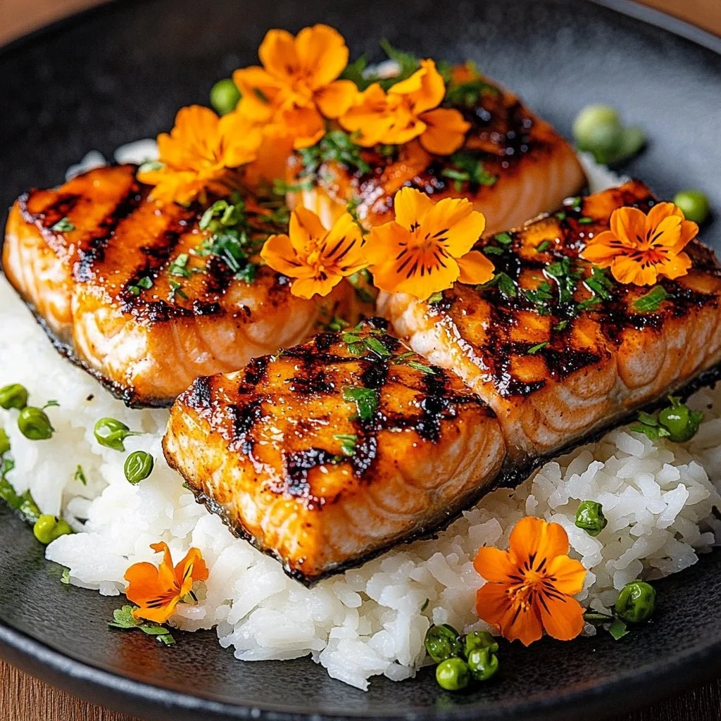 Spicy Glazed Chicken with Stir-Fried Cucumbers and Scallions
