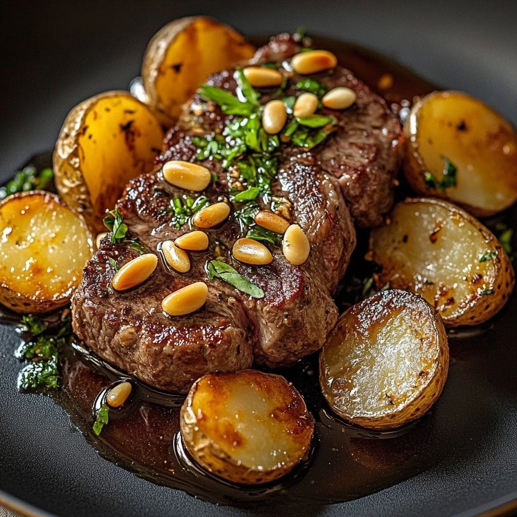 Spicy Glazed Chicken with Stir-Fried Cucumbers and Scallions