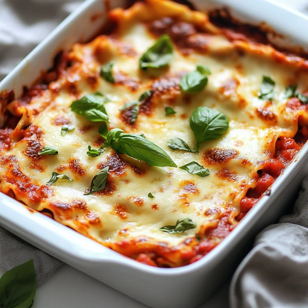 Spinach Lasagna