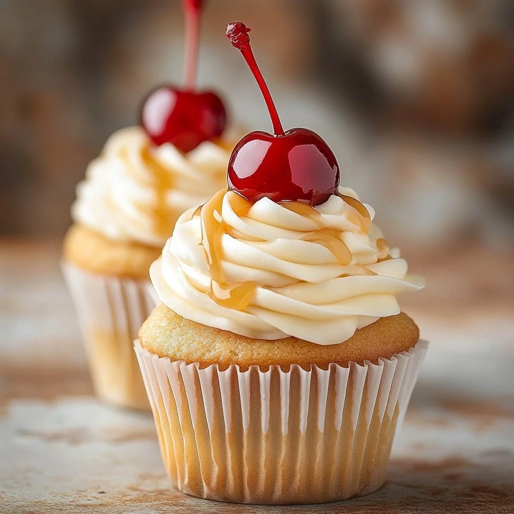 Vanilla-Root Beer Cupcakes with Root Beer Buttercream